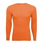 Men's orange  thermal tops