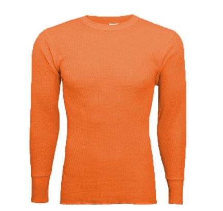 orange thermal top online -