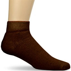 Brown Ankle Socks