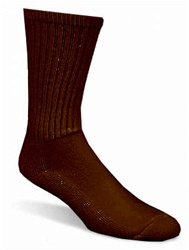 Brown Crew Socks