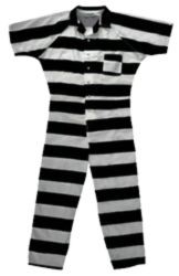 Inmate One Pieces Striped Jumpsuits